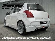 Suzuki Swift 05-10 MZ/EZ Heckstostange SW-Look mit Materialgutachten