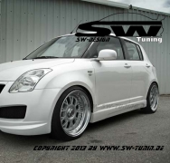 Suzuki Swift 05-10 MZ/EZ Seitenschweller SW-Look 5Trer mit Materialgutachten