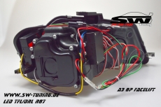 SW-DRLTube Scheinwerfer AUDI A3 8P 08-12 Facelift LED TFL / Lighttube chrome