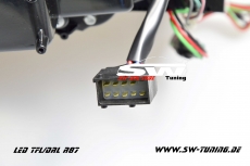 SW-DRLTube Scheinwerfer Opel Corsa D Facelift 11-15 LED TFL R87 / Lighttube chrom