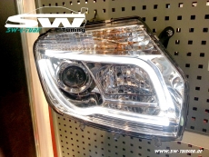 SW-Ltube Scheinwerfer Dacia Duster 10-14 LED Lighttube chrom