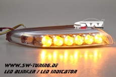 SW-DRL LED Blinker / LED Tagfahrlicht / Standlicht fr Porsche 911 997 Turbo / GT2 05-09 chrome
