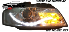 SW-DRL Scheinwerfer AUDI A3 8P/8PA Sportback 03-08 LED-Tagfahrlicht R87 chrom