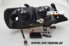 SW-CCFL Angel Eye Scheinwerfer Opel Astra G 2 CCFL Standlichtringe black