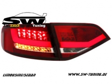 SW-Celis LED Rckleuchten Audi A4 B8 8K Limousine 07-11 Lightbar red/clear
