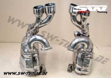 SW-Exhaust Sportendschalldmpfer Edelstahl fr Porsche 911 997 Facelift Carrera/S 08-12