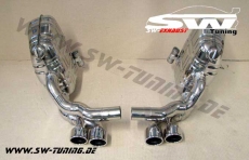 SW-Exhaust Sportendschalldmpfer Edelstahl fr Porsche 911 997 Facelift Carrera/S 08-12