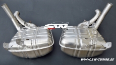 SW-Exhaust Edelstahl Sport Endschalldmpfer fr Porsche 911 997 Carrera/S 05-08