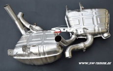 SW-Exhaust Edelstahl Sport Endschalldmpfer fr Porsche 911 997 Carrera/S 05-08