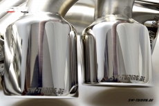 SW-Exhaust Edelstahl Sport Endschalldmpfer fr Porsche 911 997 Carrera/S 05-08