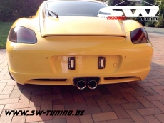 SW-Exhaust Sport Edelstahl Endschalldmpfer fr Porsche Boxster / Cayman 987 05-13