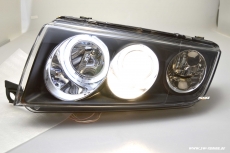 SW-CCFL Angel Eye Scheinwerfer Skoda Fabia I 6Y 99-07 CCFL-Standlichtringe black