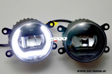 SWDRL LED DRL / fog Light for Dacia Land Rover Suzuki Peugeot Citroen Jaguar Subaru Mitsubishi Nissan black
