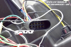 SW-DRL headlights VW T5 Facelift GP type 7H 09-14 LED daytime running R87 chrome