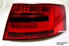 SW-Celi LED Rckleuchten Audi A6 4F Limousine 04-08 Lightbar red/smoke (fr 7Pin Serie LED RL)