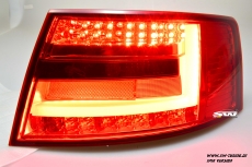 SW-Celi LED Rckleuchten Audi A6 4F Limousine 04-08 Lightbar red/smoke (fr 7Pin Serie LED RL)