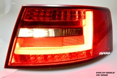 SW-Celi LED Rckleuchten Audi A6 4F Limousine 04-08 Lightbar red/smoke (fr 7Pin Serie LED RL)