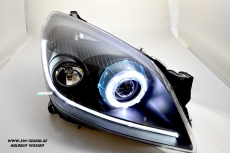 SW Angel Eye Scheinwerfer Opel Astra H 04-11 High LED Lighttube Ring black