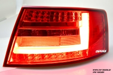 SW-Celi LED Rckleuchten Audi A6 4F Limousine 04-08 Lightbar red/clear (fr 7Pin Serie LED RL)
