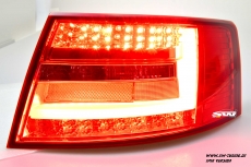 SW-Celi LED Rckleuchten Audi A6 4F Limousine 04-08 Lightbar red/clear (fr 7Pin Serie LED RL)