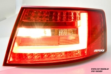 SW-Celi LED Rckleuchten Audi A6 4F Limousine 04-08 Lightbar red/clear (fr 7Pin Serie LED RL)