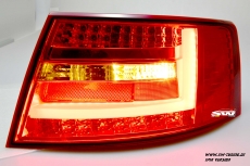 SW-Celi LED Rckleuchten Audi A6 4F Limousine 04-08 Lightbar red/clear (fr 7Pin Serie LED RL)