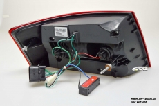 SW-Celi LED Rckleuchten Audi A6 4F Limousine 04-08 Lightbar red/clear (fr 7Pin Serie LED RL)