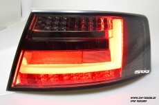 SW-Celi LED Rckleuchten Audi A6 4F Limousine 04-08 Lightbar smoke (fr 7Pin Serie LED RL)
