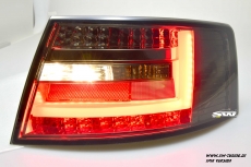 SW-Celi LED Rckleuchten Audi A6 4F Limousine 04-08 Lightbar smoke (fr 7Pin Serie LED RL)