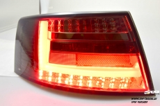 SW-Celi LED Rckleuchten Audi A6 4F Limousine 04-08 Lightbar smoke (fr 7Pin Serie LED RL)