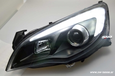 SW-DRL Scheinwerfer Opel Astra J 09-12 5Trer LED Tagfahrlicht R87 black