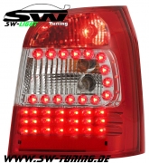 SW-Light LED Rckleuchten Audi A4 B5 Avant/Kombi 95-01 red/crystal