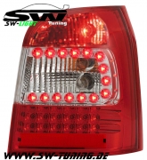 SW-Light LED Rckleuchten Audi A4 B5 Avant/Kombi 95-01 red/crystal