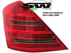 SW-Light LED Rckleuchten Mercedes S-Klasse W221 05-09 red/smoke