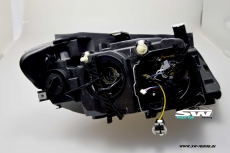 Angel Eye Scheinwerfer fr BMW X1 E84 09-12 High LED Standlichtringe black