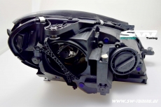 SW-Ltube Scheinwerfer fr Mercedes C-Klasse S204/W204 Facelift 11-15 Lighttube black