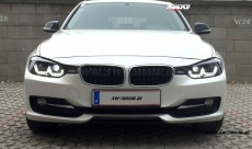 SWDRLtube Angel Eye headlights BMW 3 Series F30 / F31 12-15 LED U-Lighttube DRL black