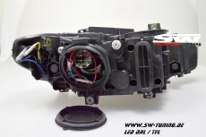 SWDRLtube Angel Eye headlights BMW 3 Series F30 / F31 12-15 LED U-Lighttube DRL black