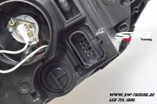 SW-DRL Scheinwerfer fr VW Golf V 2003-2009 LED Tagfahrlicht R87 black