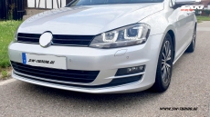 SWDRLtube Scheinwerfer VW Golf 7 12-16 LED Blinker / U-TFL R87 Chrom-Line black