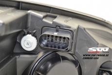 SWDRLtube Scheinwerfer VW Golf 7 12-16 LED Blinker / U-TFL R87 Chrom-Line black