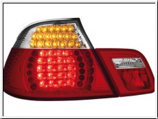 SW-Light LED Rckleuchten fr 3er BMW E46 Cabrio 00-05 red/crystal 4teilig
