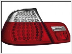 SW-Light LED Rckleuchten fr 3er BMW E46 Cabrio 00-05 red/crystal 4teilig