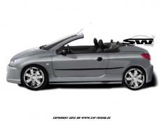 Seitenschweller SW-Design fr Peugeot 206cc 00-07 mit Teilegutachten