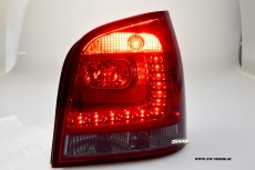 LED taillights for VW Polo 9N3 Facelift 05-09 red/smoke