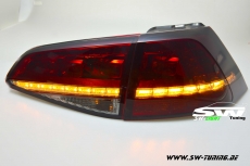 SWLight LED Rckleuchten VW Golf 7 Limo AU 12-16 red/smoke GTI-LOOk