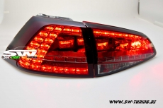 SWLight LED Rckleuchten VW Golf 7 Limo AU 12-16 red/smoke GTI-LOOk