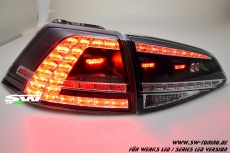 SWLight LED Rckleuchten VW Golf 7 Limo AU 12-16 black GTI-LOOK (fr Werks LED)