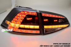 SWLight LED Rckleuchten VW Golf 7 Limo AU 12-16 black GTI-LOOK (fr Werks LED)