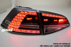 SWLight LED Rckleuchten VW Golf 7 Limo AU 12-16 black GTI-LOOK (fr Werks LED)